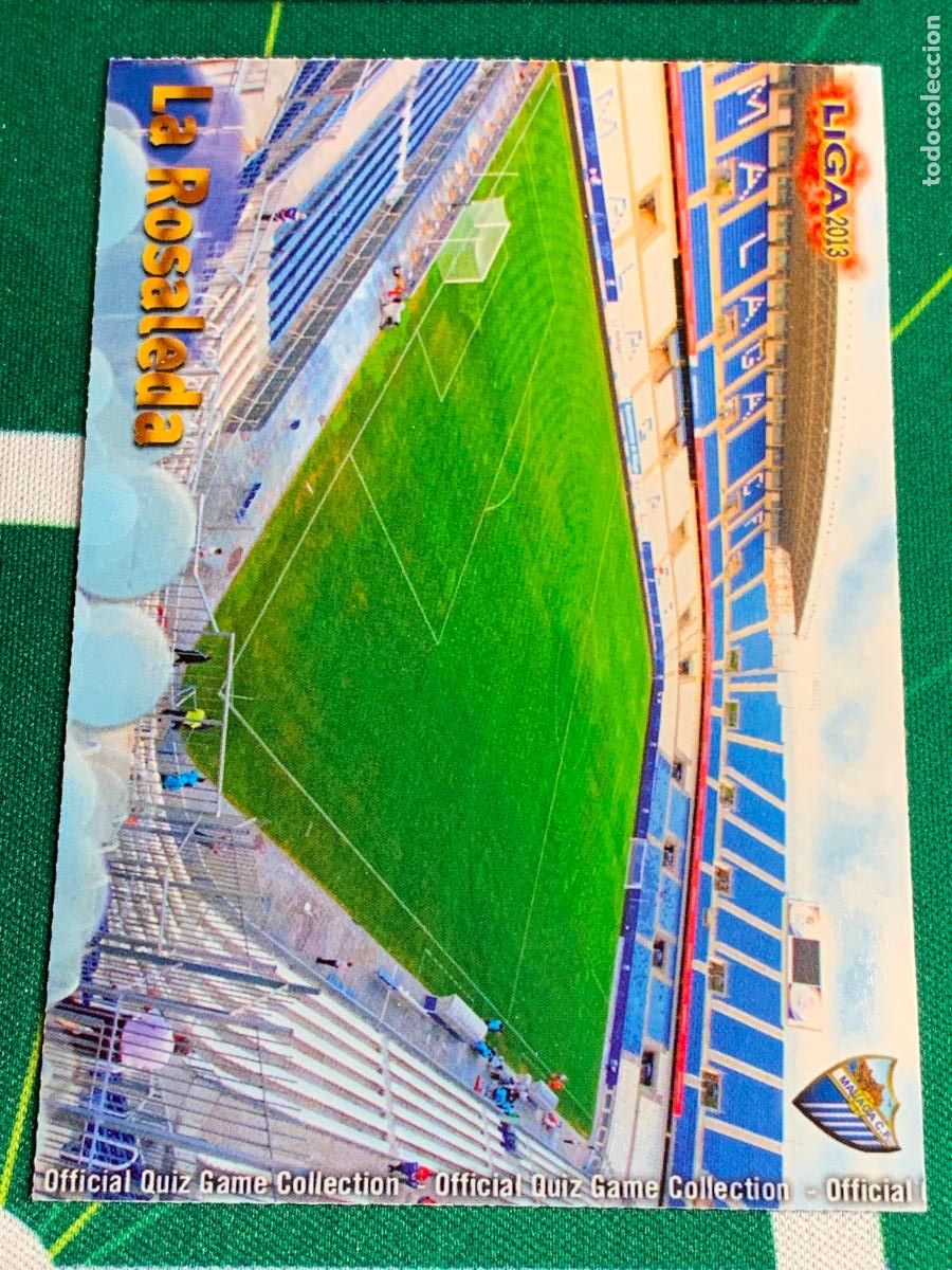 Cromos de f&uacute;tbol: 83 La Rosaleda Malaga Estadio MUNDICROMO LIGA FUTBOL QUIZ GAME 2012 2013 12 13