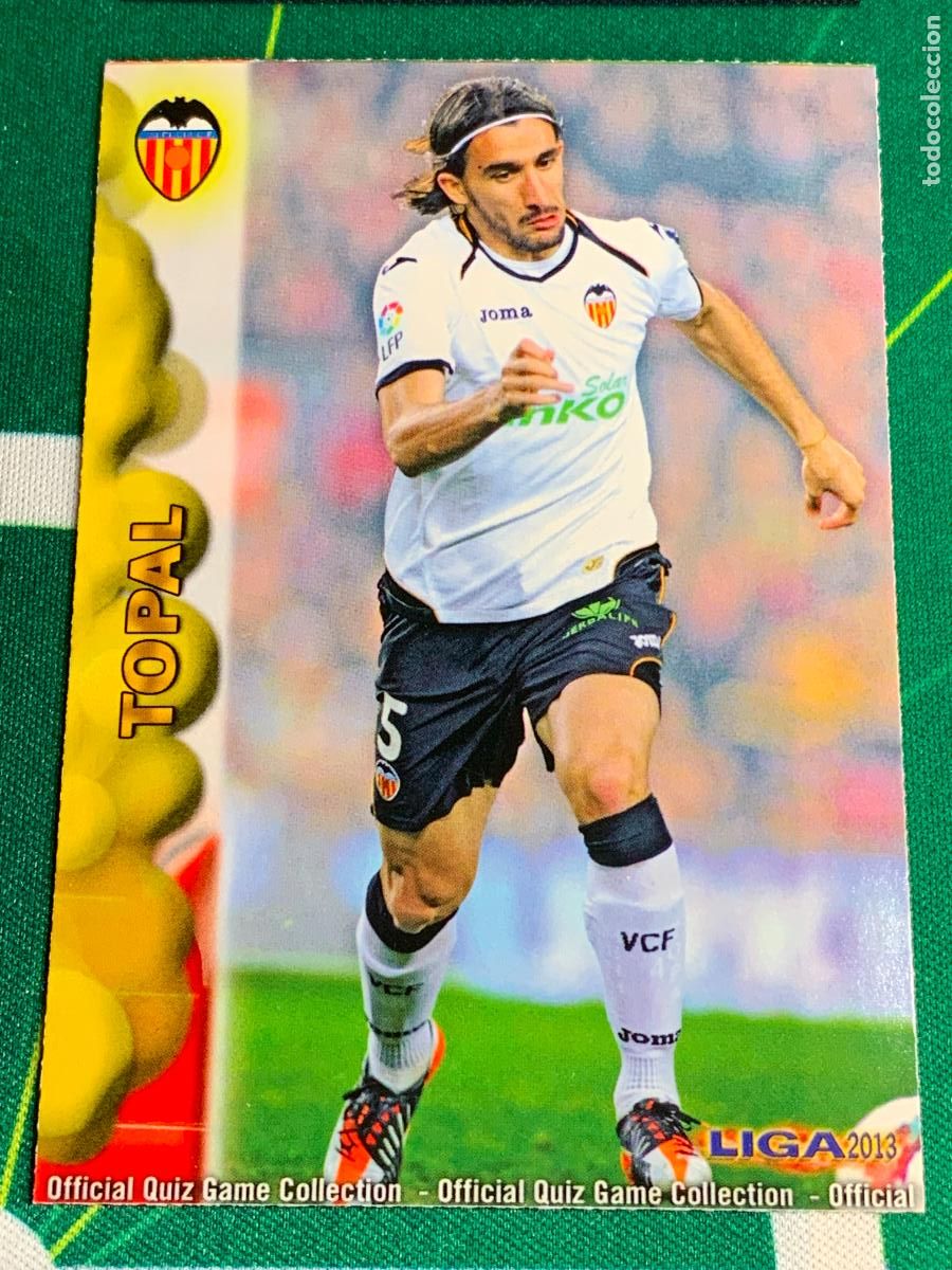 Cromos de f&uacute;tbol: 67a Topal Valencia Base card MUNDICROMO LIGA FUTBOL QUIZ GAME 2012 2013 12 13