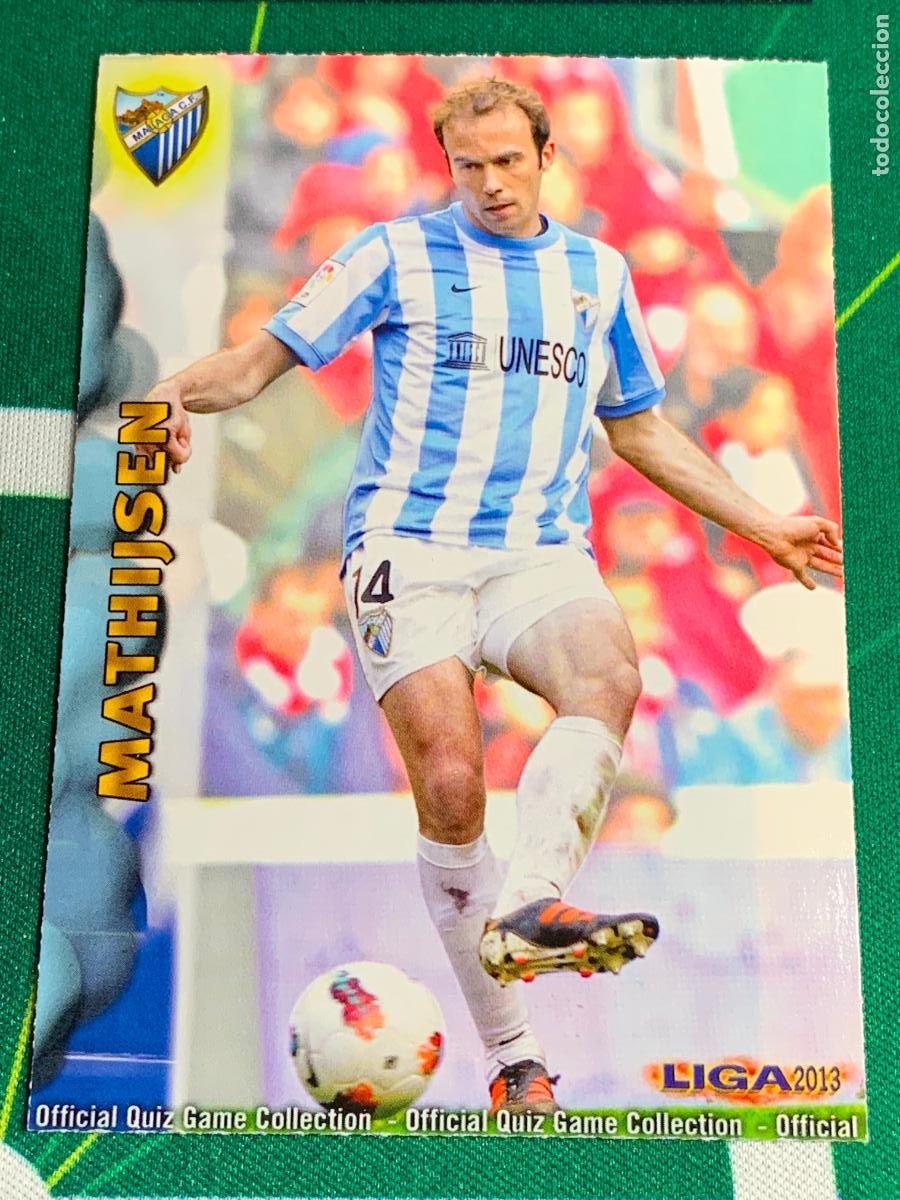 Cromos de f&uacute;tbol: 88a Mathijsen Malaga Base card MUNDICROMO LIGA FUTBOL QUIZ GAME 2012 2013 12 13