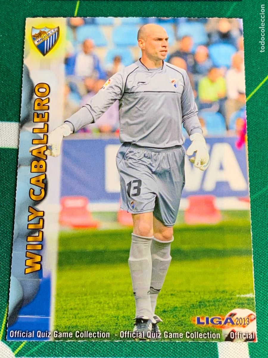 Cromos de f&uacute;tbol: 85 Willy Caballero Malaga Base card MUNDICROMO LIGA FUTBOL QUIZ GAME 2012 2013 12 13