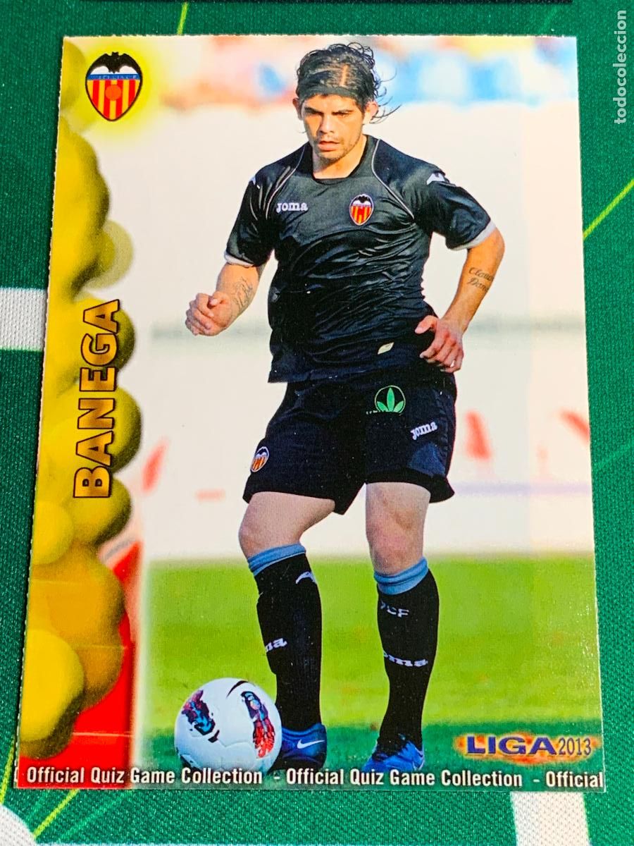 Cromos de f&uacute;tbol: 69 Banega Valencia Base card MUNDICROMO LIGA FUTBOL QUIZ GAME 2012 2013 12 13