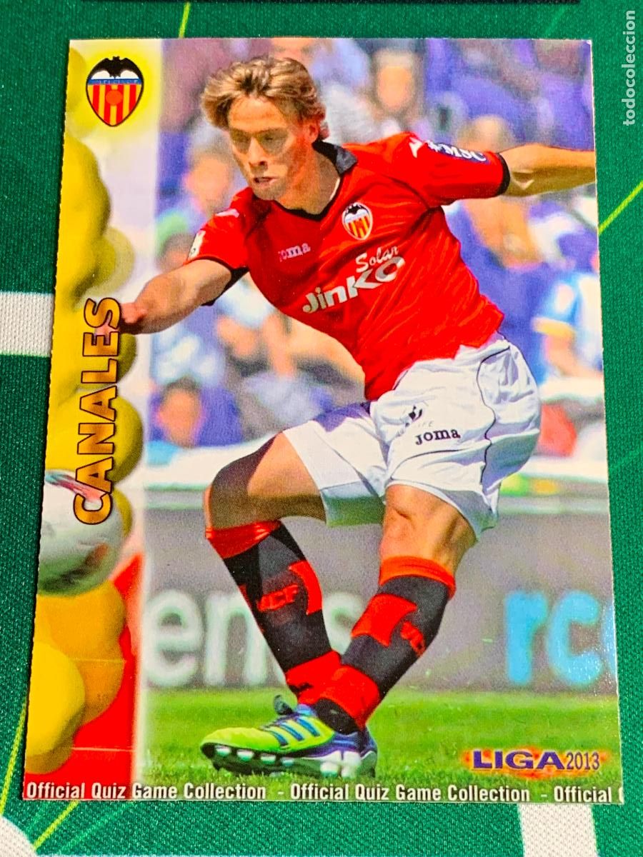 Cromos de f&uacute;tbol: 73 Canales Valencia Base card MUNDICROMO LIGA FUTBOL QUIZ GAME 2012 2013 12 13