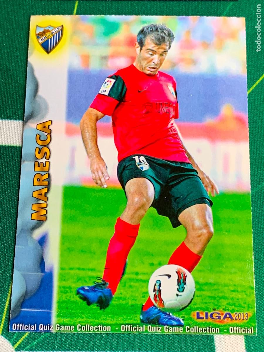 Cromos de f&uacute;tbol: 93a Maresca Malaga Base card MUNDICROMO LIGA FUTBOL QUIZ GAME 2012 2013 12 13