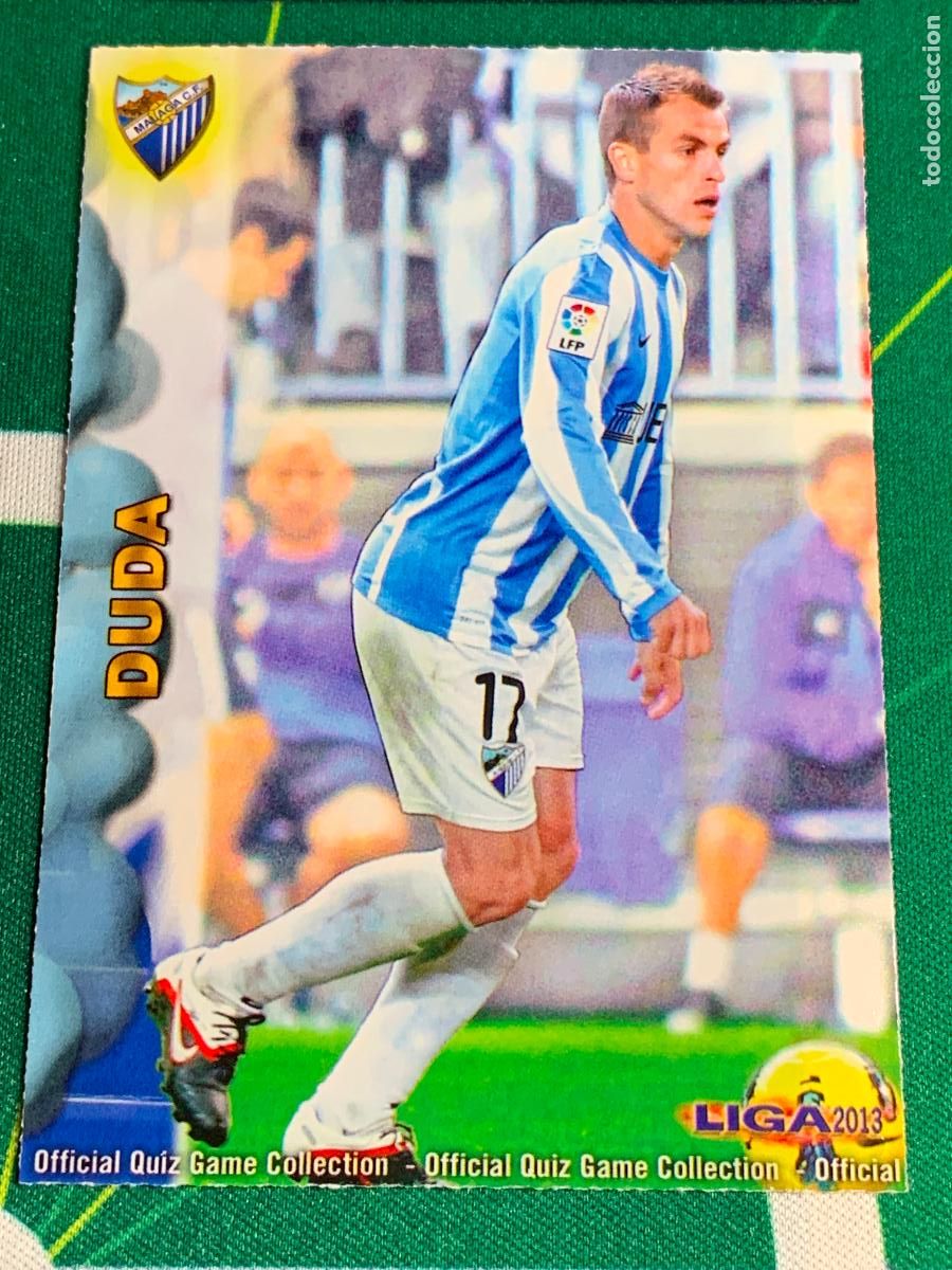 Cromos de f&uacute;tbol: 97 Duda Malaga Base card MUNDICROMO LIGA FUTBOL QUIZ GAME 2012 2013 12 13