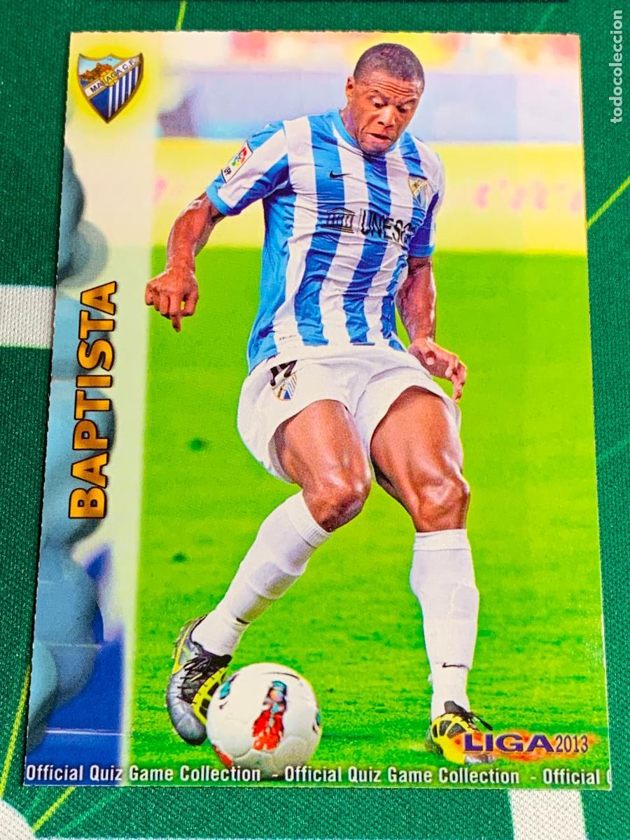 Cromos de f&uacute;tbol: 102 Baptista Malaga Base card MUNDICROMO LIGA FUTBOL QUIZ GAME 2012 2013 12 13
