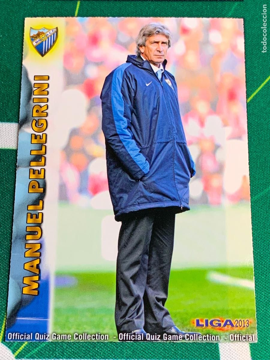 Cromos de f&uacute;tbol: 84 Manuel Pellegrini Malaga Manager MUNDICROMO LIGA FUTBOL QUIZ GAME 2012 2013 12 13