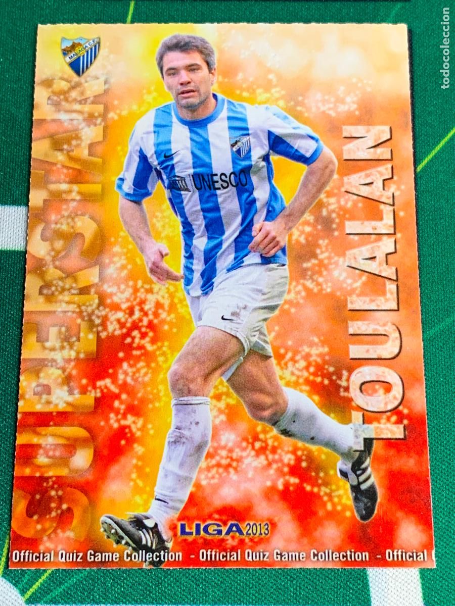 Cromos de f&uacute;tbol: 106 Toulalan Malaga Superstar MUNDICROMO LIGA FUTBOL QUIZ GAME 2012 2013 12 13