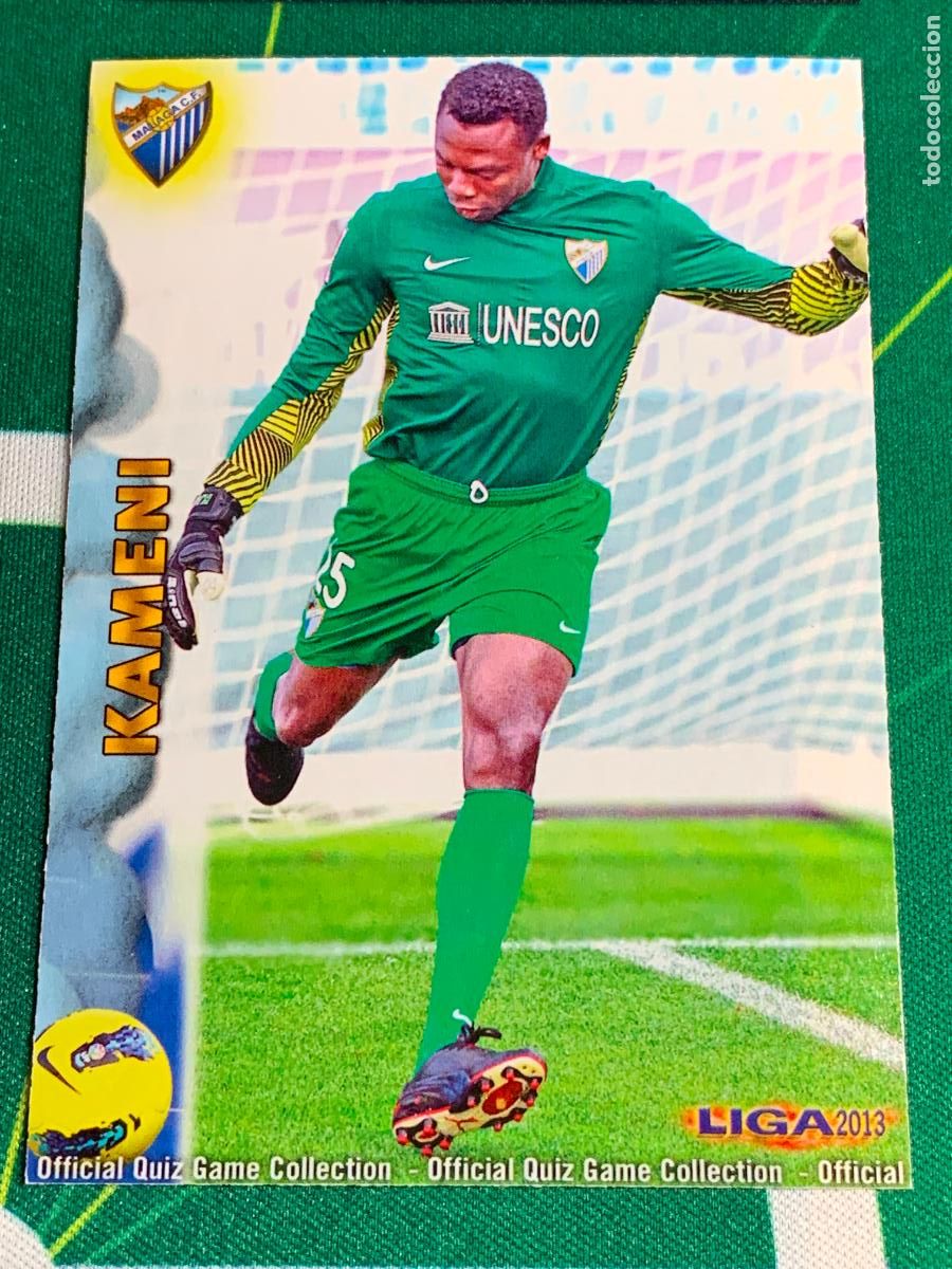Cromos de f&uacute;tbol: 86 Kameni Malaga Base card MUNDICROMO LIGA FUTBOL QUIZ GAME 2012 2013 12 13