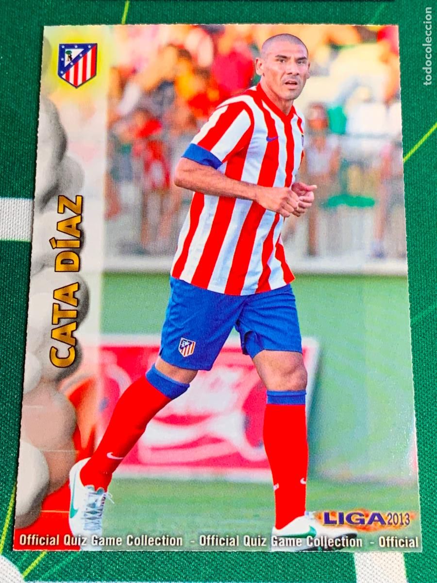 Cromos de f&uacute;tbol: 118 Cata Diaz Atletico Madrid Base card MUNDICROMO LIGA FUTBOL QUIZ GAME 2012 2013 12 13