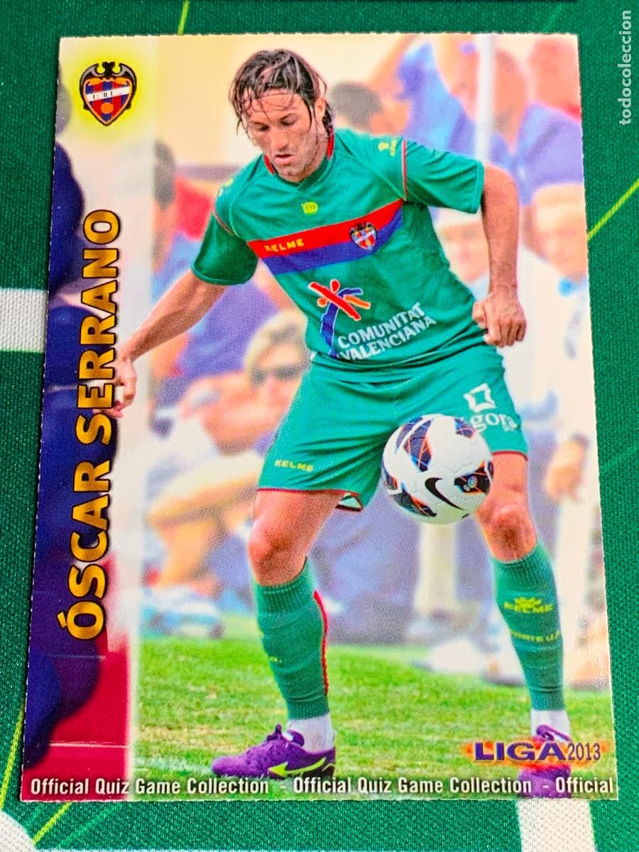 Cromos de f&uacute;tbol: 146 &Oacute;scar Serrano Levante Base card MUNDICROMO LIGA FUTBOL QUIZ GAME 2012 2013 12 13