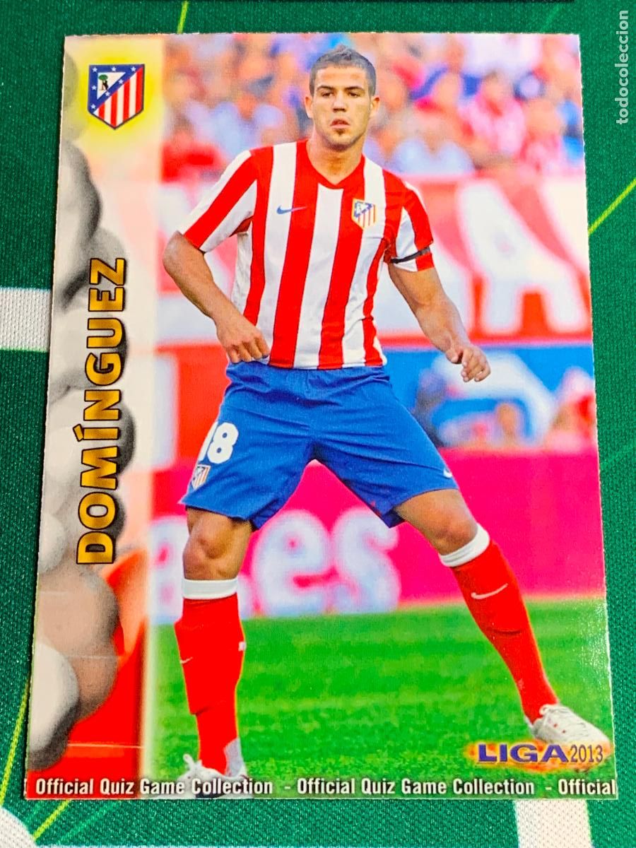Cromos de f&uacute;tbol: 115a Dom&iacute;nguez Atletico Madrid Base card MUNDICROMO LIGA FUTBOL QUIZ GAME 2012 2013 12 13
