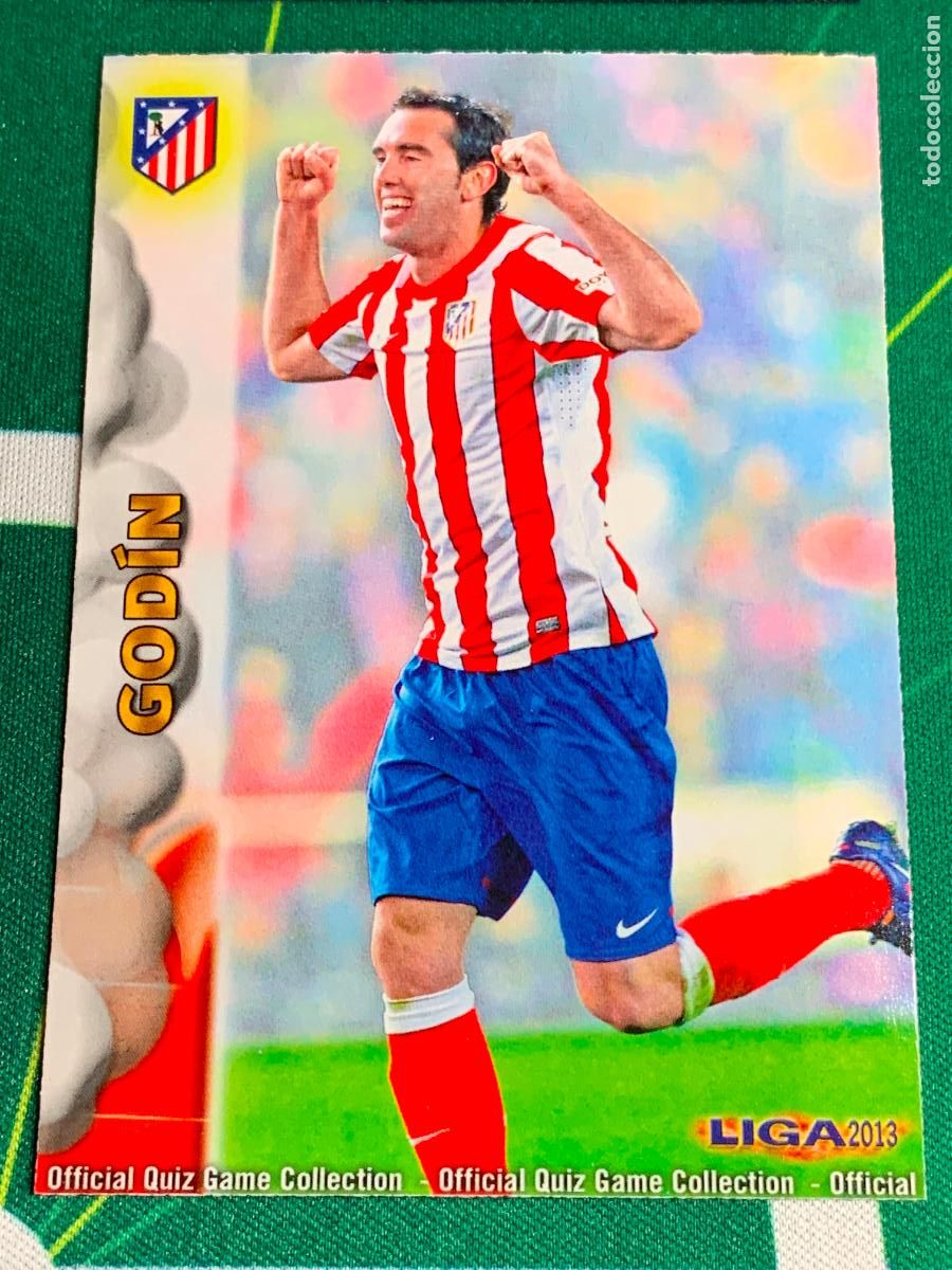 Cromos de f&uacute;tbol: 116 God&iacute;n Atletico Madrid Base card MUNDICROMO LIGA FUTBOL QUIZ GAME 2012 2013 12 13
