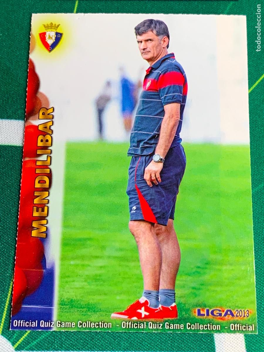 Cromos de f&uacute;tbol: 165 Jose Luis Mendilibar Osasuna Manager MUNDICROMO LIGA FUTBOL QUIZ GAME 2012 2013 12 13