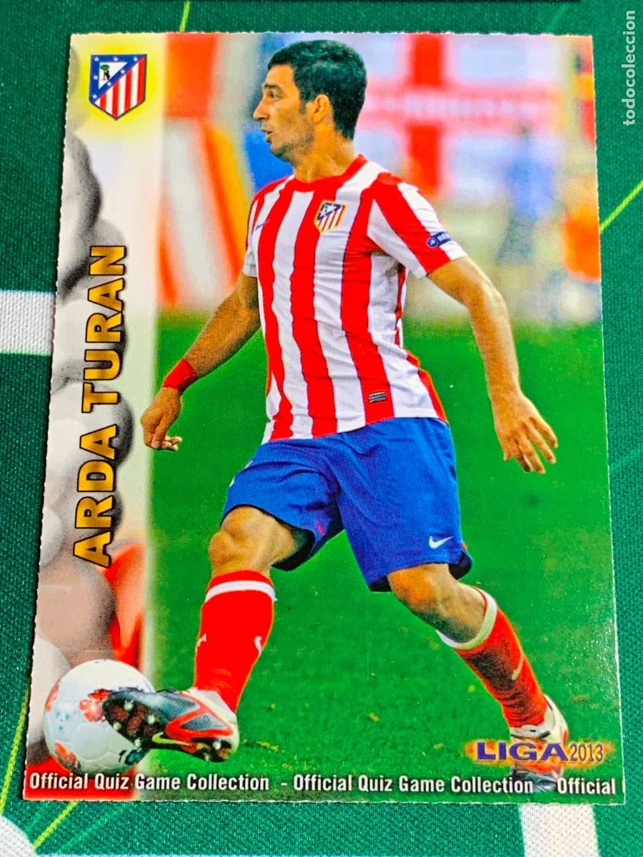 Cromos de f&uacute;tbol: 120 Arda Turan Atletico Madrid Base card MUNDICROMO LIGA FUTBOL QUIZ GAME 2012 2013 12 13