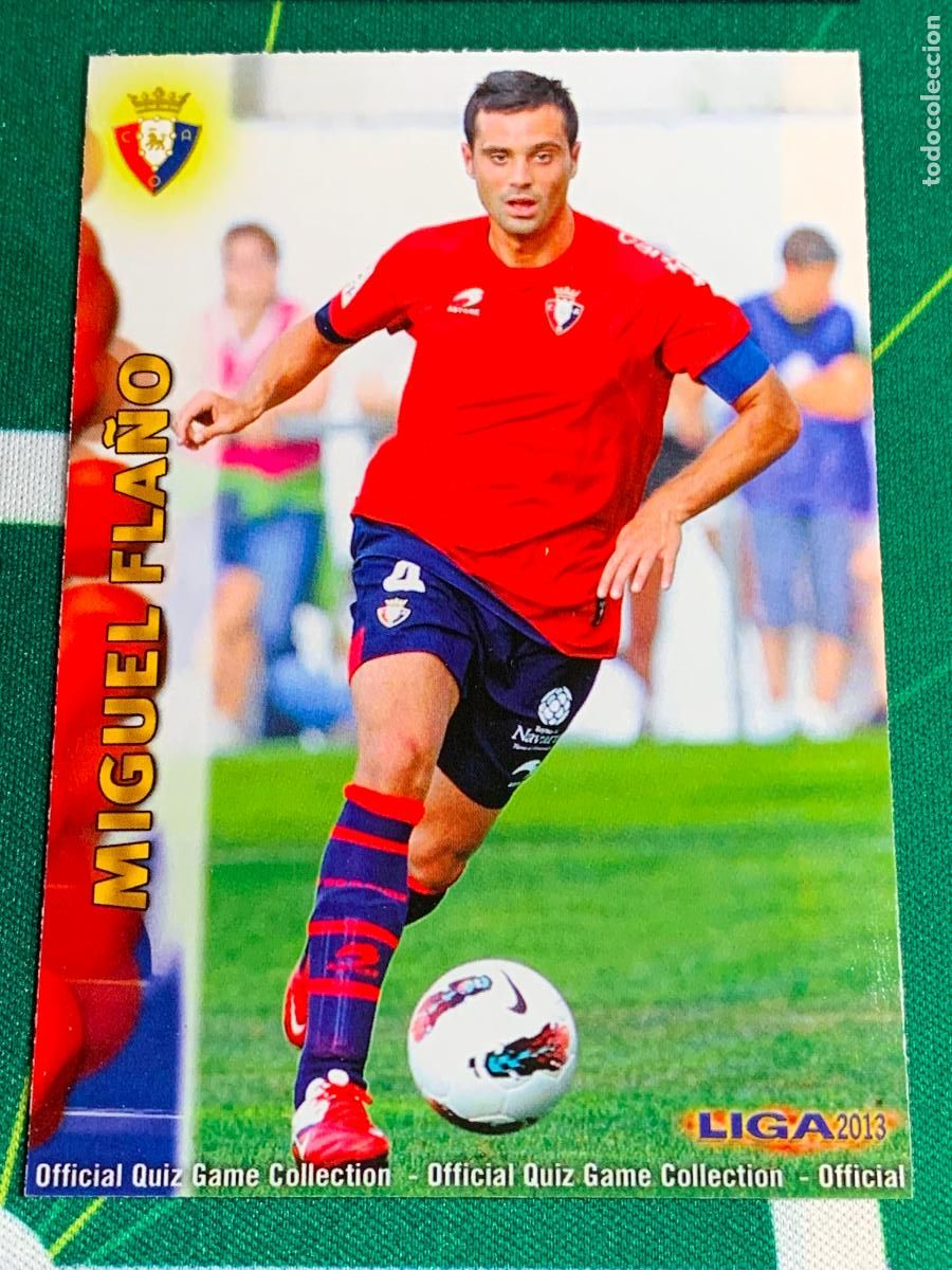 Cromos de f&uacute;tbol: 170 Miguel Fla&ntilde;o Osasuna Base card MUNDICROMO LIGA FUTBOL QUIZ GAME 2012 2013 12 13