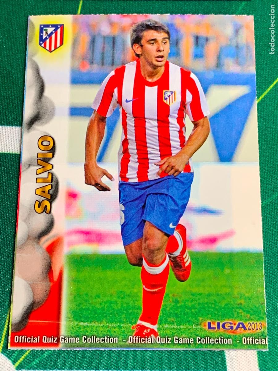 Cromos de f&uacute;tbol: 125a Salvio Atletico Madrid Base card MUNDICROMO LIGA FUTBOL QUIZ GAME 2012 2013 12 13