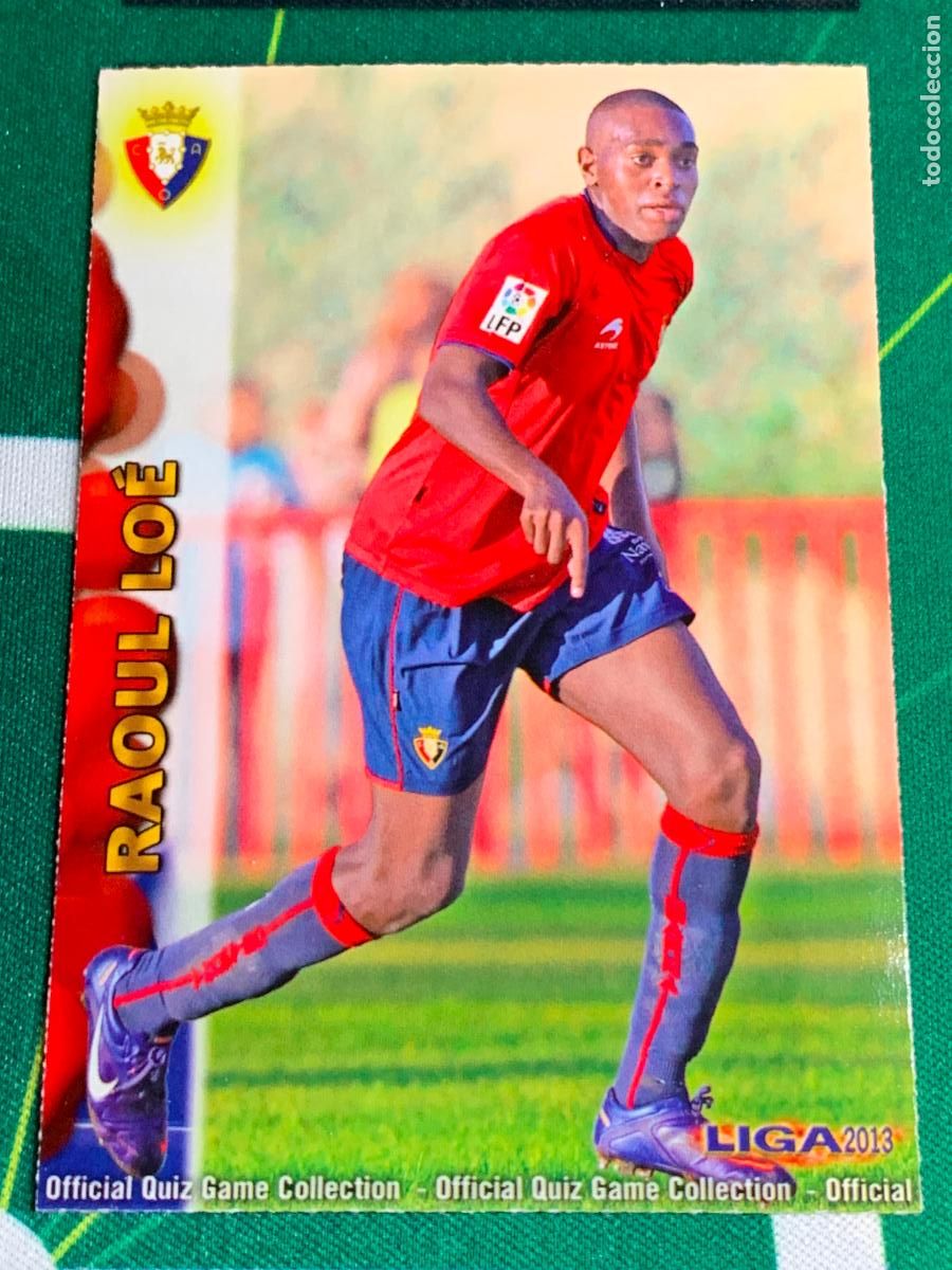 Cromos de f&uacute;tbol: 178 Raoul Lo&eacute; Osasuna Base card MUNDICROMO LIGA FUTBOL QUIZ GAME 2012 2013 12 13