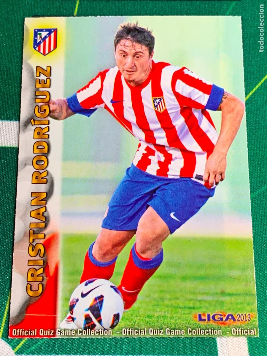 Cromos de f&uacute;tbol: 129 Cristian Rodr&iacute;guez Atletico Madrid Base card MUNDICROMO LIGA FUTBOL QUIZ GAME 2012 2013 12 13