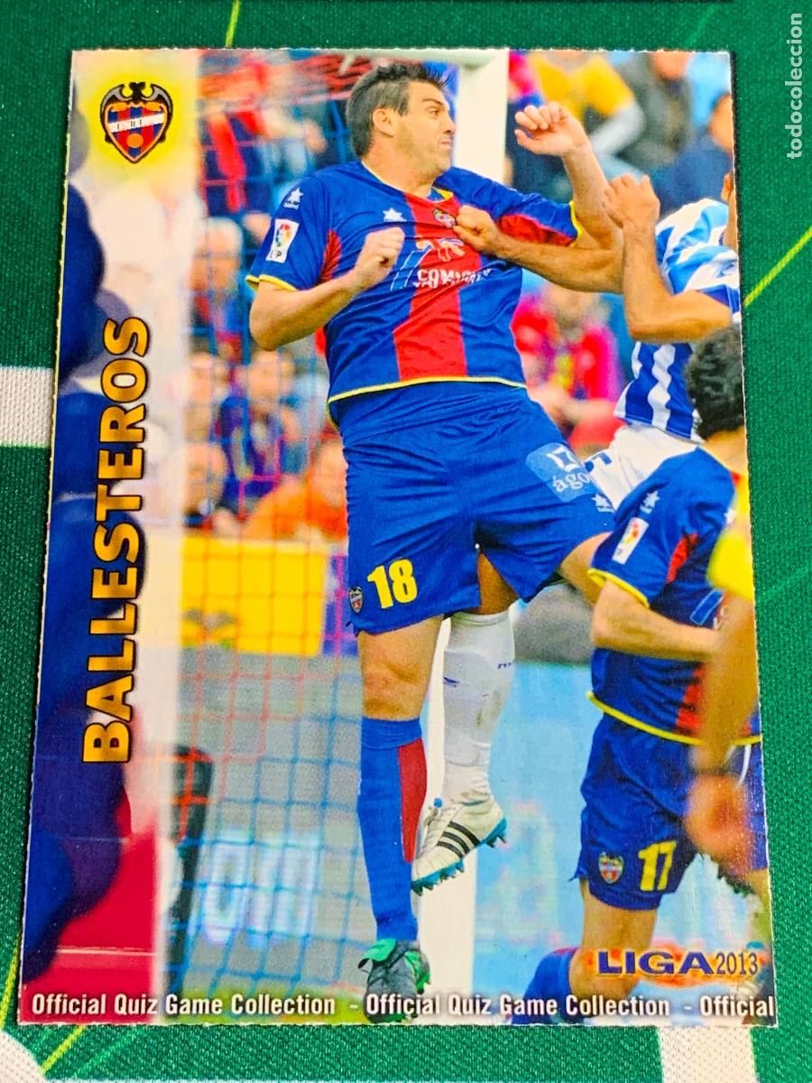 Cromos de f&uacute;tbol: 143 Ballesteros Levante Base card MUNDICROMO LIGA FUTBOL QUIZ GAME 2012 2013 12 13