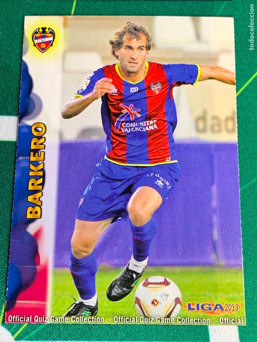 Cromos de f&uacute;tbol: 148 Barkero Levante Base card MUNDICROMO LIGA FUTBOL QUIZ GAME 2012 2013 12 13