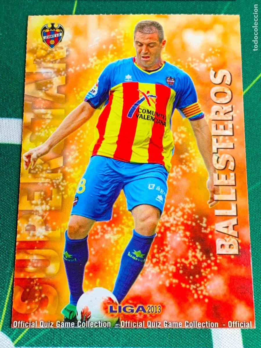 Cromos de f&uacute;tbol: 159 Ballesteros Levante Superstar MUNDICROMO LIGA FUTBOL QUIZ GAME 2012 2013 12 13