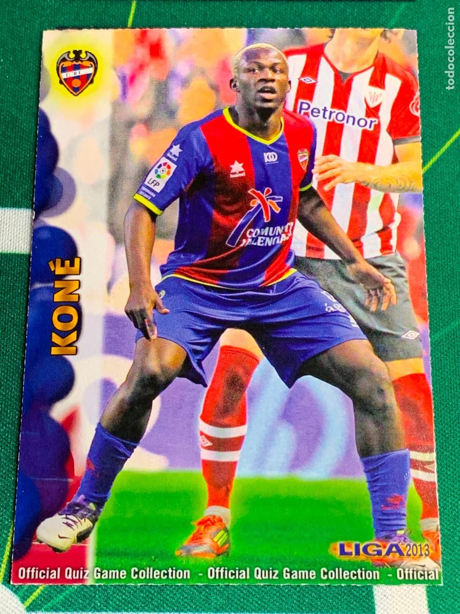 Cromos de f&uacute;tbol: 156a Kon&eacute; Levante Base card MUNDICROMO LIGA FUTBOL QUIZ GAME 2012 2013 12 13