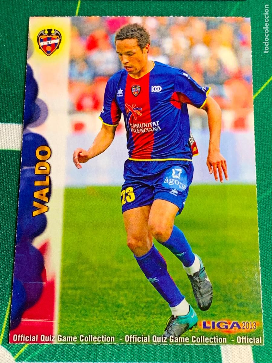 Cromos de f&uacute;tbol: 154a Valdo Levante Base card MUNDICROMO LIGA FUTBOL QUIZ GAME 2012 2013 12 13