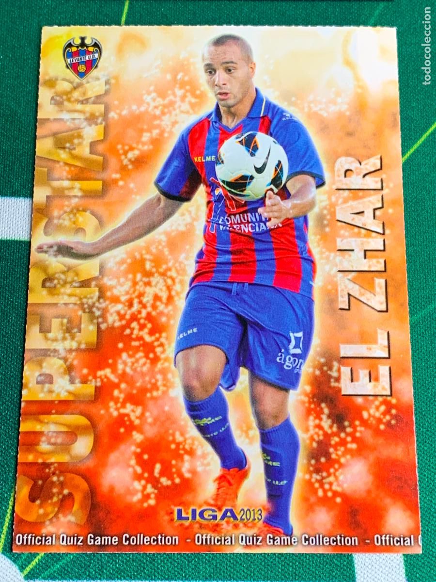 Cromos de f&uacute;tbol: 162 El Zhar Levante Superstar MUNDICROMO LIGA FUTBOL QUIZ GAME 2012 2013 12 13