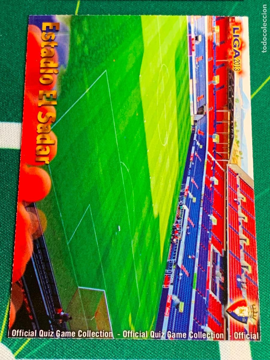 Cromos de f&uacute;tbol: 164 El Sadar Osasuna Estadio MUNDICROMO LIGA FUTBOL QUIZ GAME 2012 2013 12 13