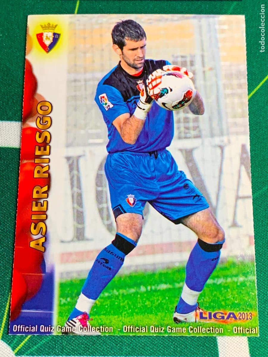 Cromos de f&uacute;tbol: 167 Asier Riesgo Osasuna Base card MUNDICROMO LIGA FUTBOL QUIZ GAME 2012 2013 12 13