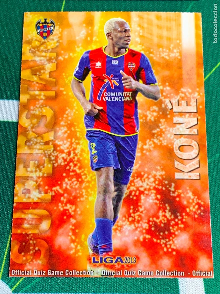 Cromos de f&uacute;tbol: 161a Kon&eacute; Levante Superstar MUNDICROMO LIGA FUTBOL QUIZ GAME 2012 2013 12 13