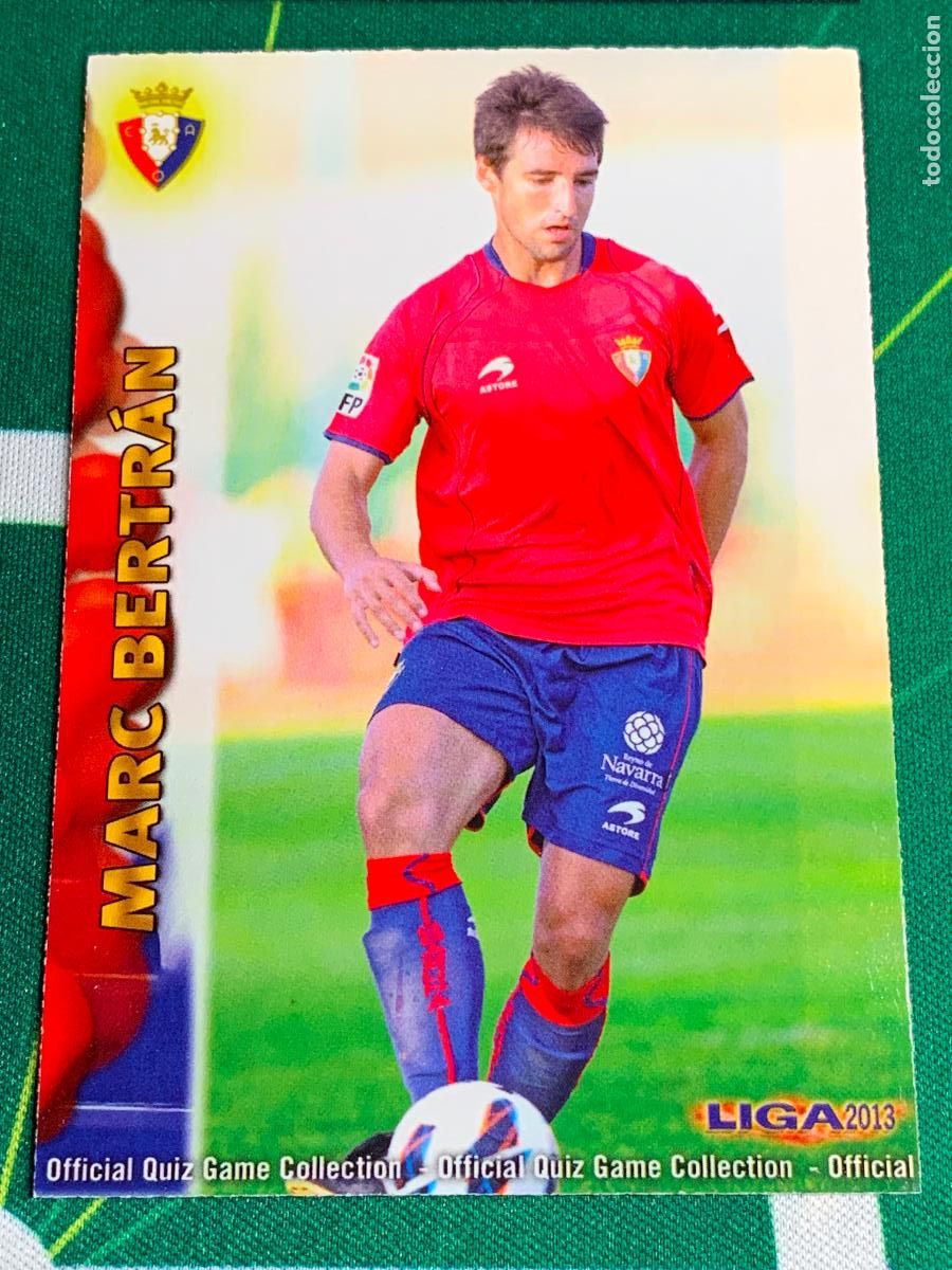 Cromos de f&uacute;tbol: 169 Marc Bertr&aacute;n Osasuna Base card MUNDICROMO LIGA FUTBOL QUIZ GAME 2012 2013 12 13