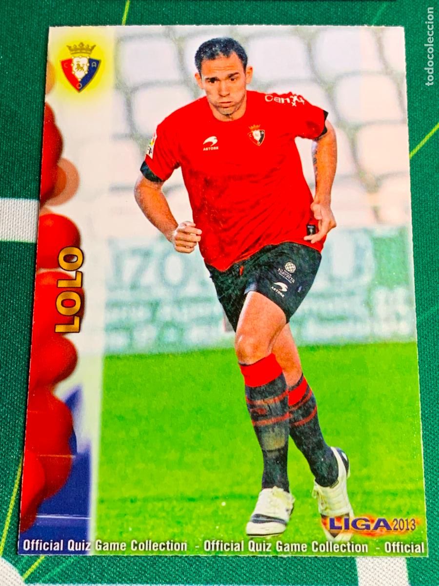 Cromos de f&uacute;tbol: 174 Lolo Osasuna Base card MUNDICROMO LIGA FUTBOL QUIZ GAME 2012 2013 12 13