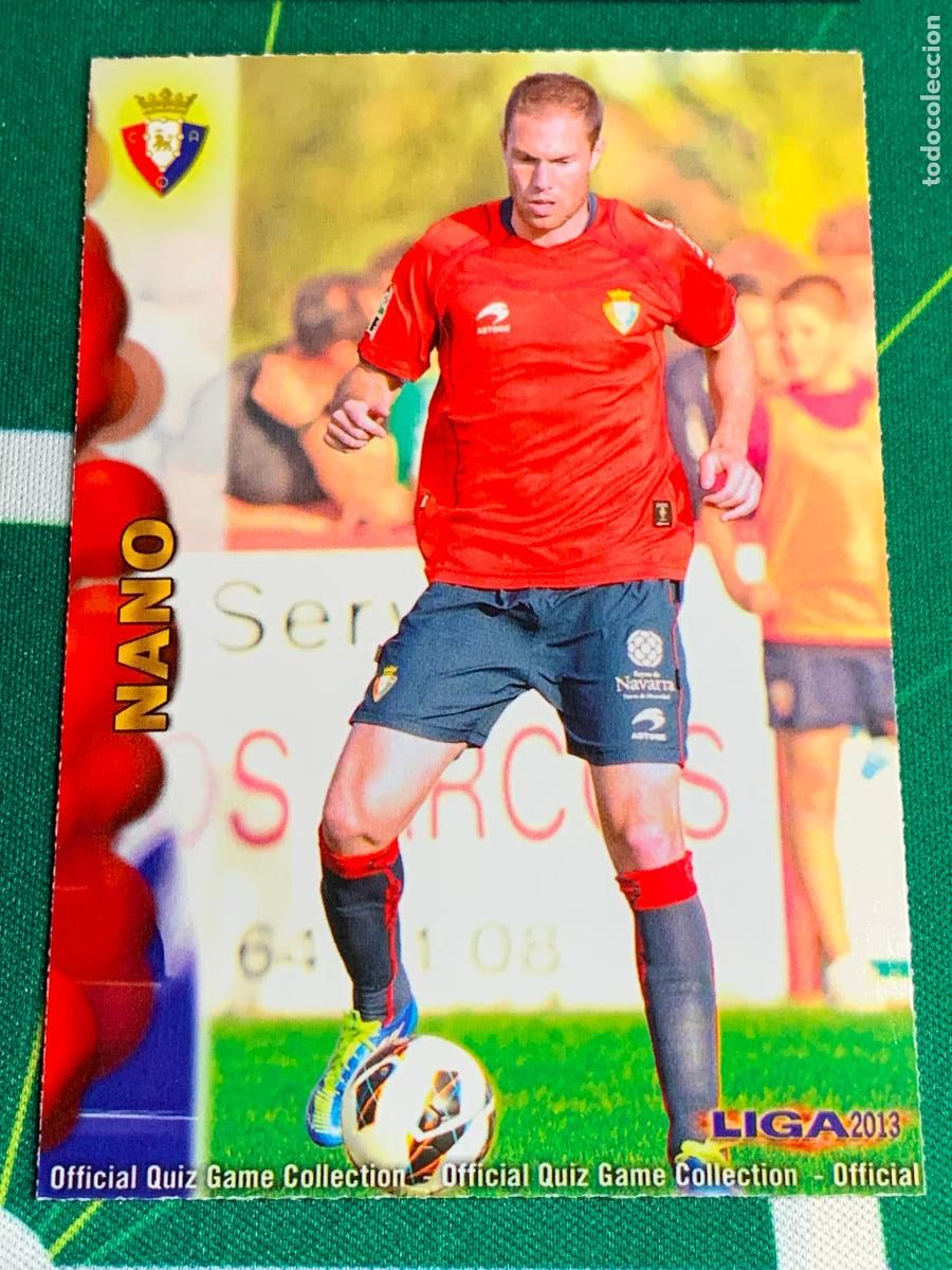 Cromos de f&uacute;tbol: 171 Nano Osasuna Base card MUNDICROMO LIGA FUTBOL QUIZ GAME 2012 2013 12 13
