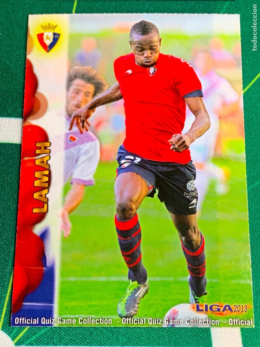 Cromos de f&uacute;tbol: 177 Lamah Osasuna Base card MUNDICROMO LIGA FUTBOL QUIZ GAME 2012 2013 12 13