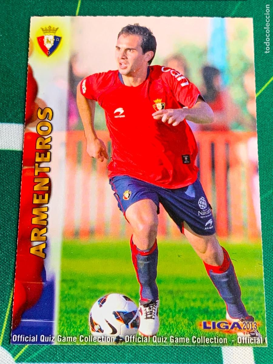 Cromos de f&uacute;tbol: 183 Armenteros Osasuna Base card MUNDICROMO LIGA FUTBOL QUIZ GAME 2012 2013 12 13