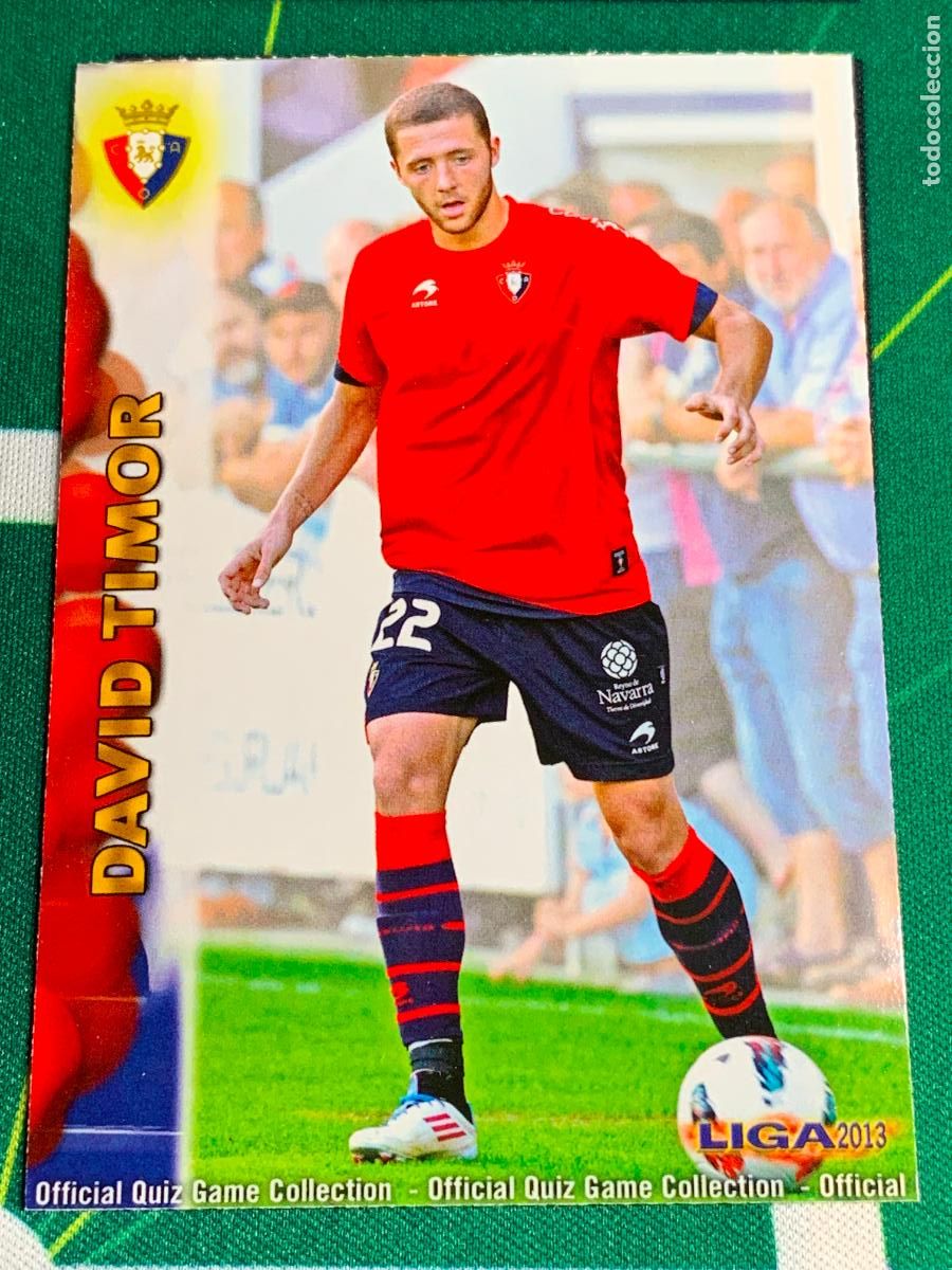 Cromos de f&uacute;tbol: 176 David Timor Osasuna Base card MUNDICROMO LIGA FUTBOL QUIZ GAME 2012 2013 12 13