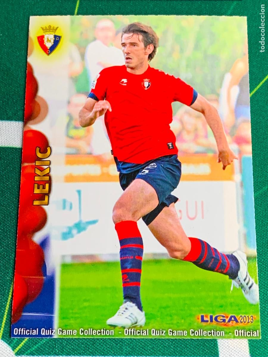 Cromos de f&uacute;tbol: 181a Lekic Osasuna Base card MUNDICROMO LIGA FUTBOL QUIZ GAME 2012 2013 12 13