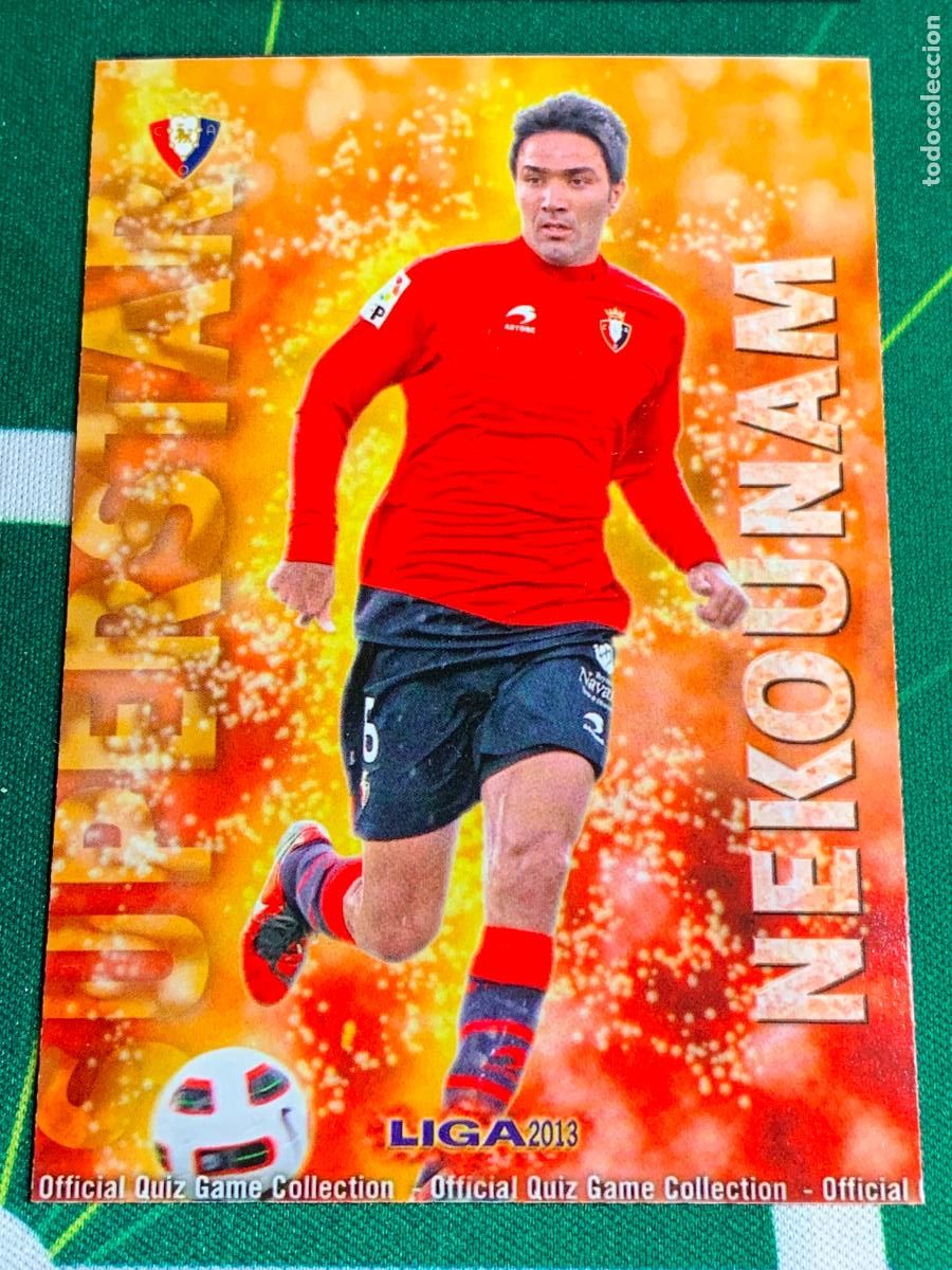 Cromos de f&uacute;tbol: 189a Nekounam Osasuna Superstar MUNDICROMO LIGA FUTBOL QUIZ GAME 2012 2013 12 13