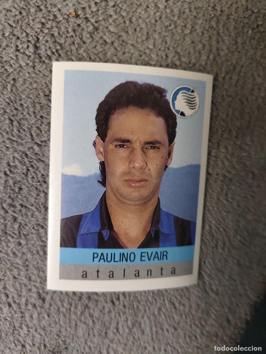 Figurine di Calcio: 17 CALCIO 91 CALCIOFLASH PAULINO EVAIR ATALANTA EUROFLASH 1990 90 1991 ITALIA NUEVO DE SOBRE
