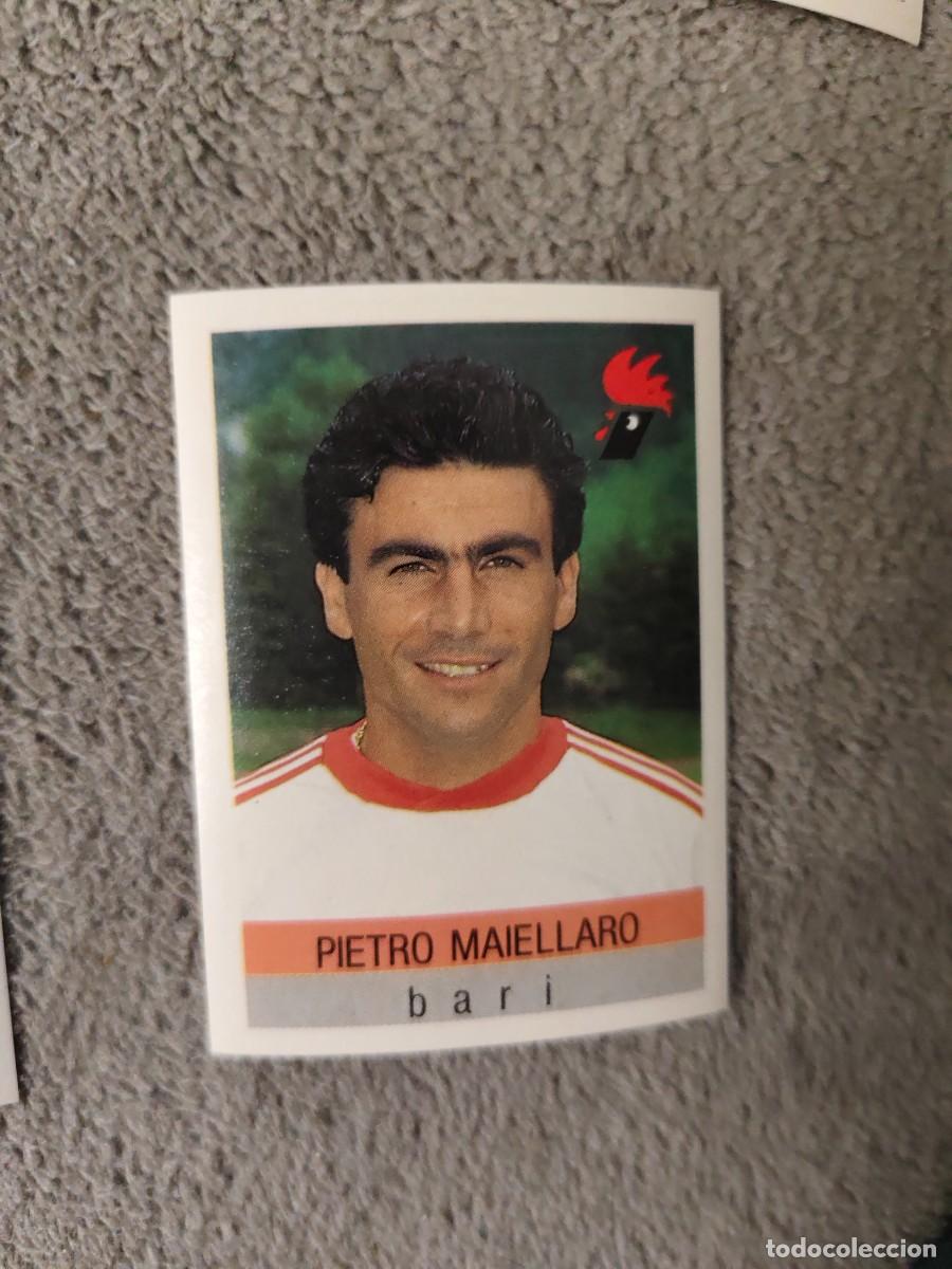 Cromos de f&uacute;tbol: 32 CALCIO 91 CALCIOFLASH PIETRO MAIELLARO BARI EUROFLASH 1990 90 1991 ITALIA NUEVO DE SOBRE
