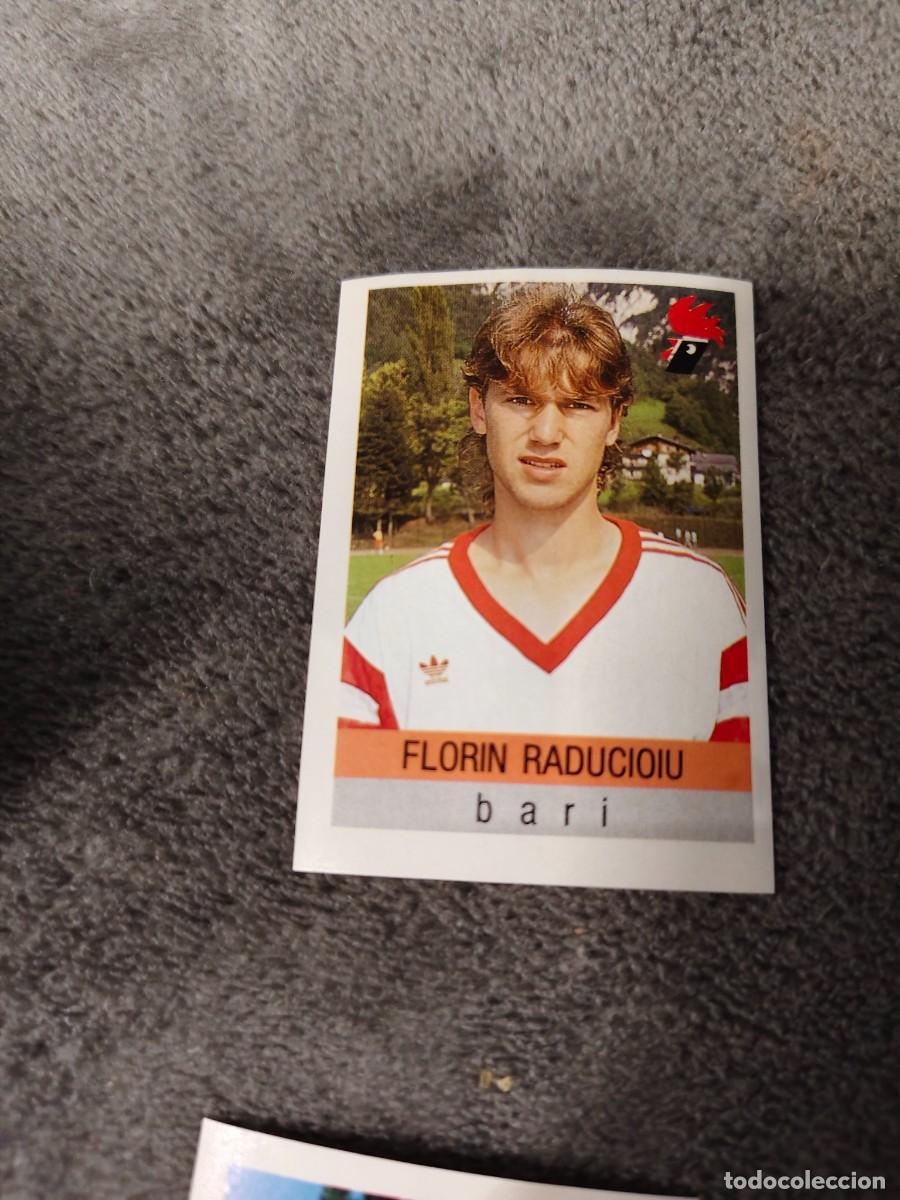 Cromos de f&uacute;tbol: 33 CALCIO 91 CALCIOFLASH FLORIN RADUCIOIU BARI EUROFLASH 1990 90 1991 ITALIA NUEVO DE SOBRE