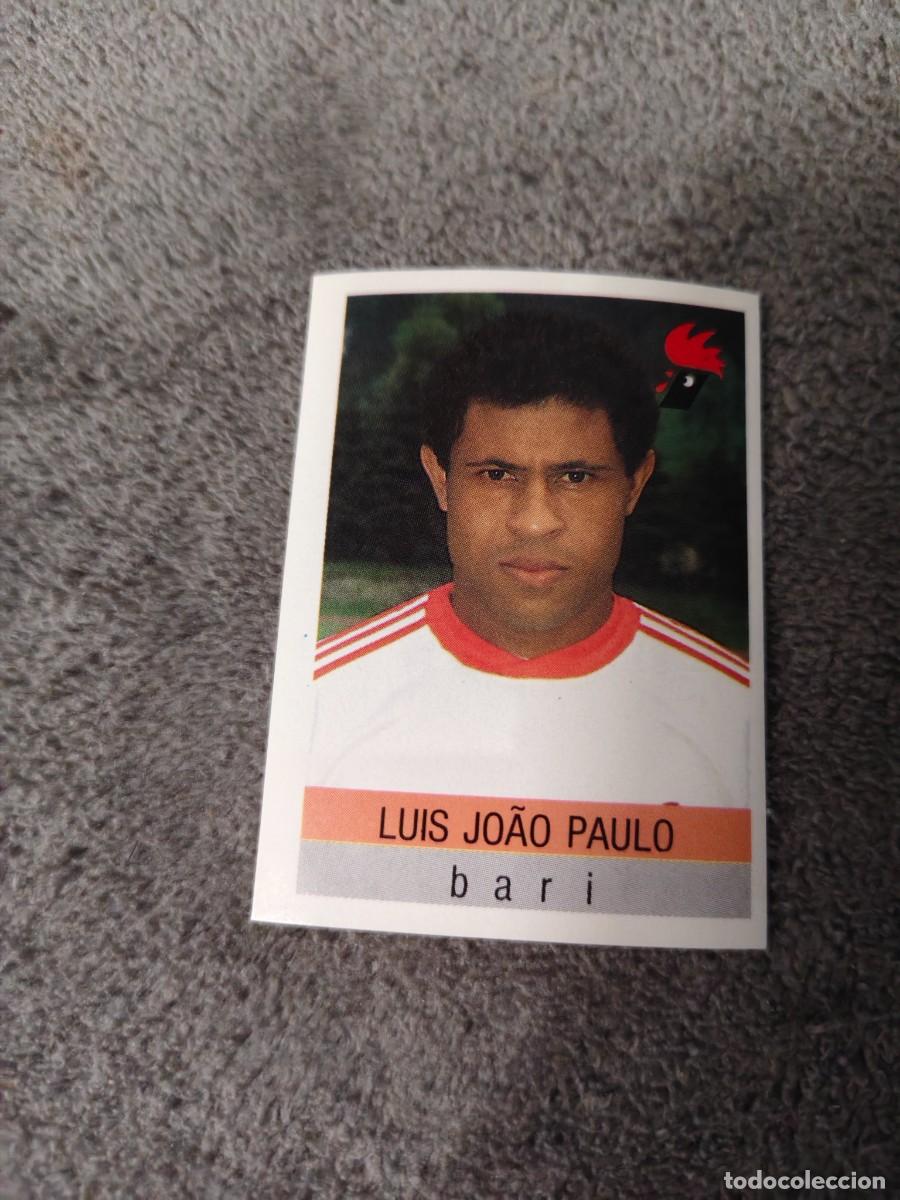 Cromos de f&uacute;tbol: 34 CALCIO 91 CALCIOFLASH LUIS JO&Atilde;O PAULO BARI EUROFLASH 1990 90 1991 ITALIA NUEVO DE SOBRE