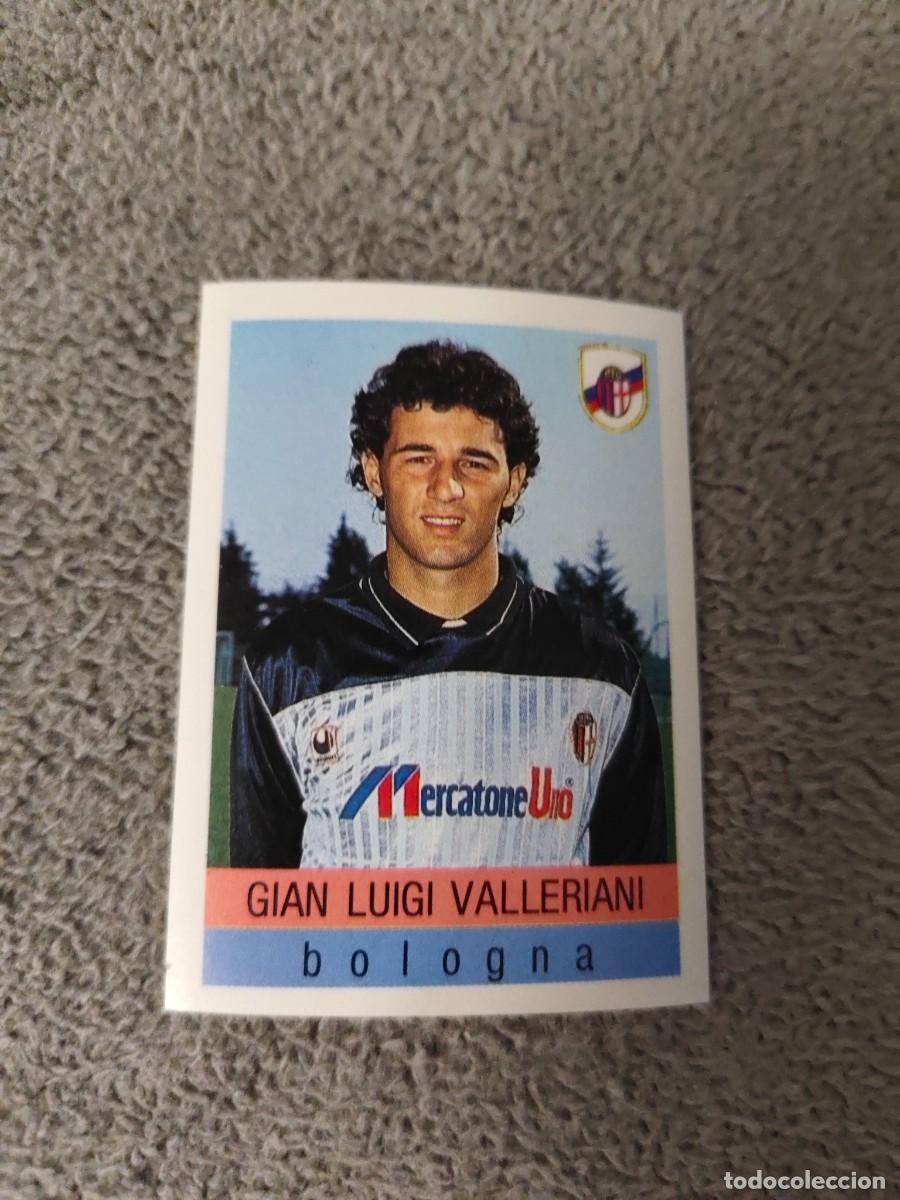 Cromos de f&uacute;tbol: 37 CALCIO 91 CALCIOFLASH GIAN LUIGI VALLERIANI BOLOGNA EUROFLASH 1990 90 1991 ITALIA NUEVO DE SOBRE