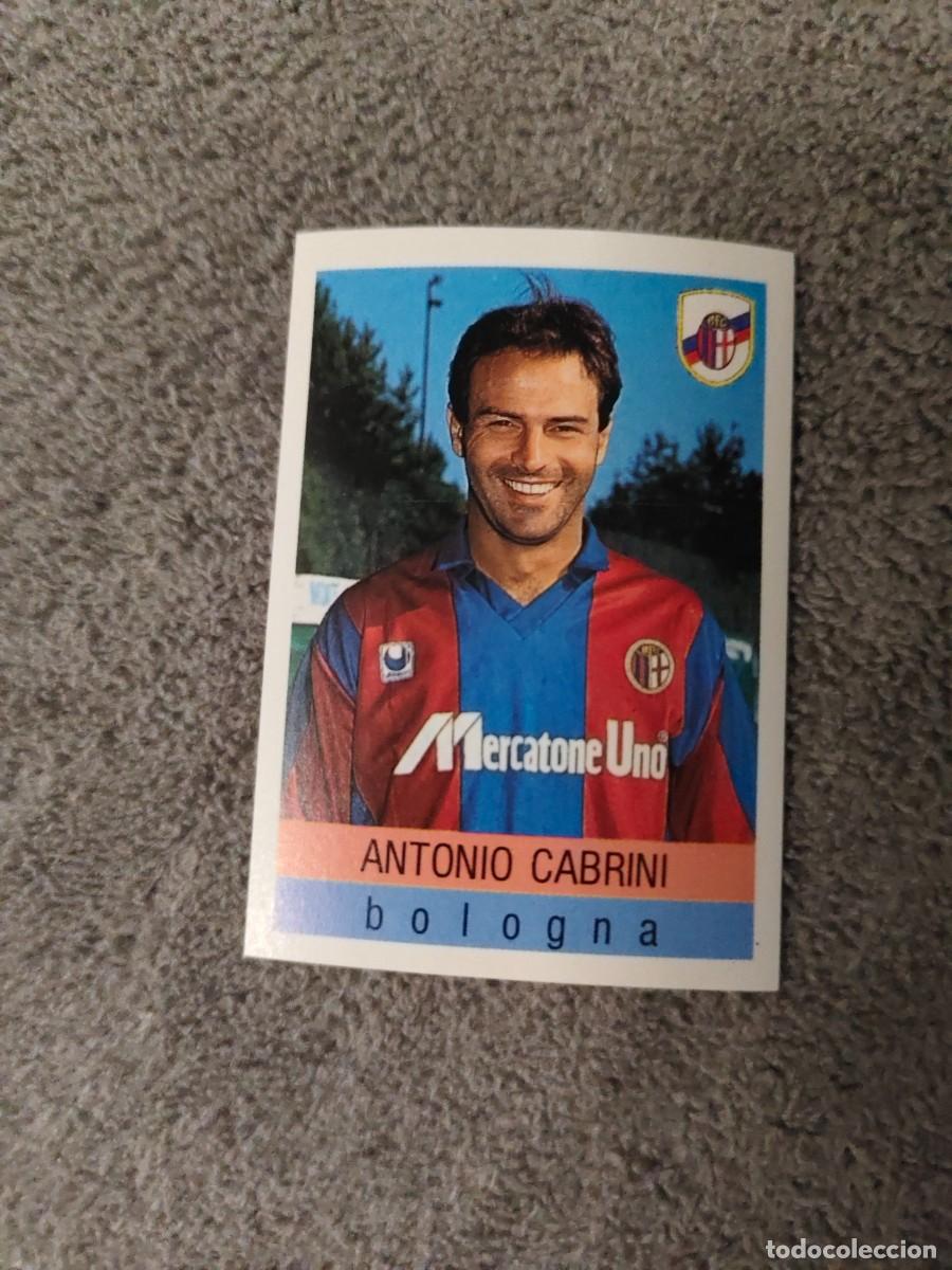 Cromos de f&uacute;tbol: 40 CALCIO 91 CALCIOFLASH ANTONIO CABRINI BOLOGNA EUROFLASH 1990 90 1991 ITALIA NUEVO DE SOBRE