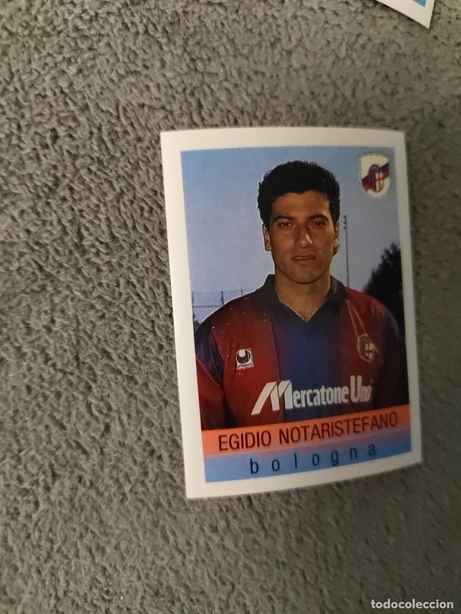 Cromos de f&uacute;tbol: 47 CALCIO 91 CALCIOFLASH EGIDIO NOTARISTEFANO BOLOGNA EUROFLASH 1990 90 1991 ITALIA NUEVO DE SOBRE