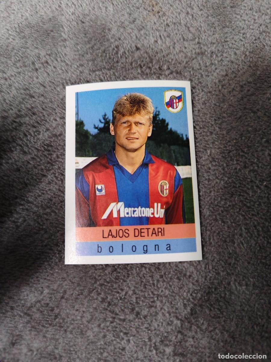 Cromos de f&uacute;tbol: 48 CALCIO 91 CALCIOFLASH LAJOS DETARI BOLOGNA EUROFLASH 1990 90 1991 ITALIA NUEVO DE SOBRE