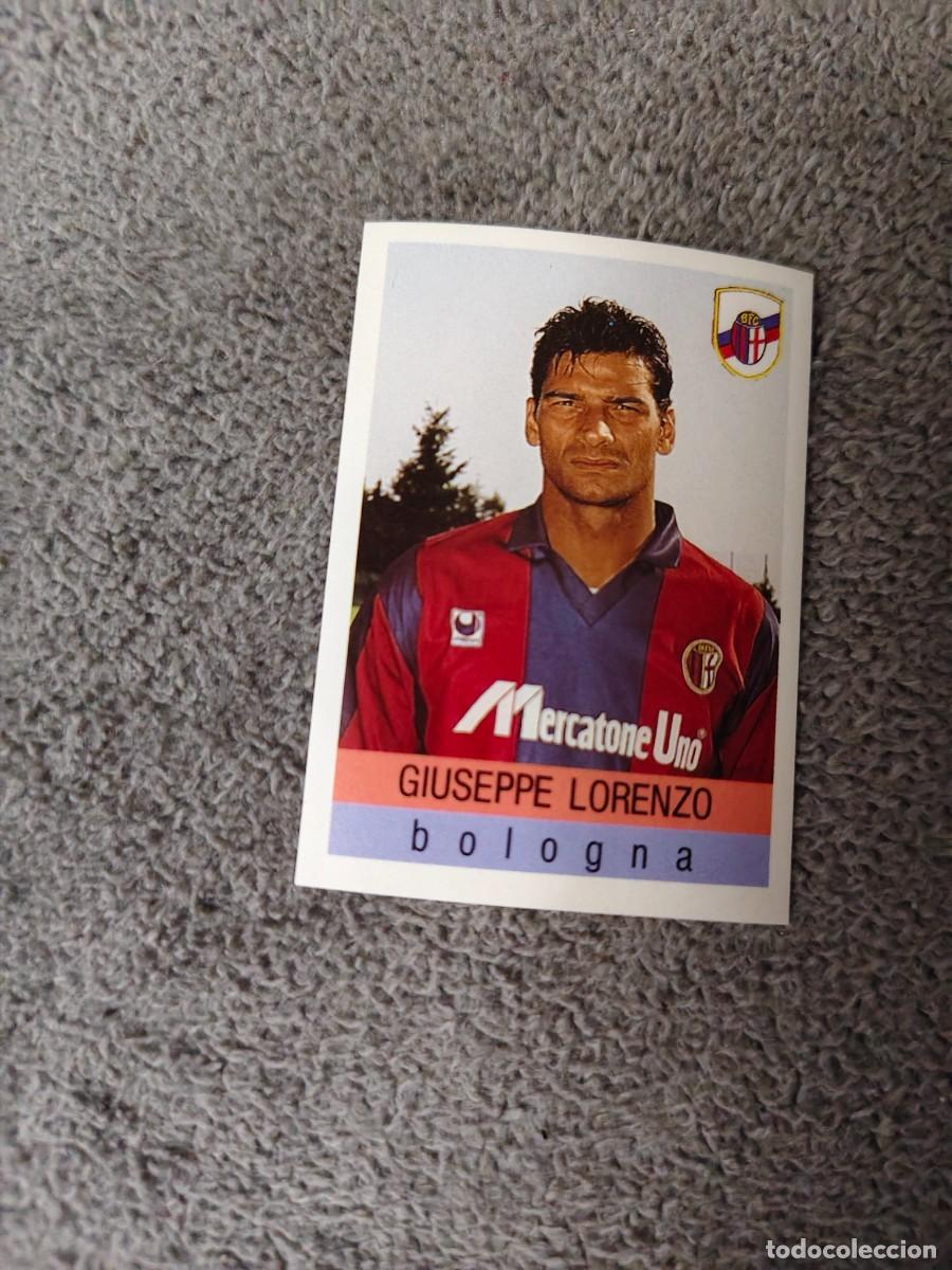 Cromos de f&uacute;tbol: 51 CALCIO 91 CALCIOFLASH GIUSEPPE LORENZO BOLOGNA EUROFLASH 1990 90 1991 ITALIA NUEVO DE SOBRE