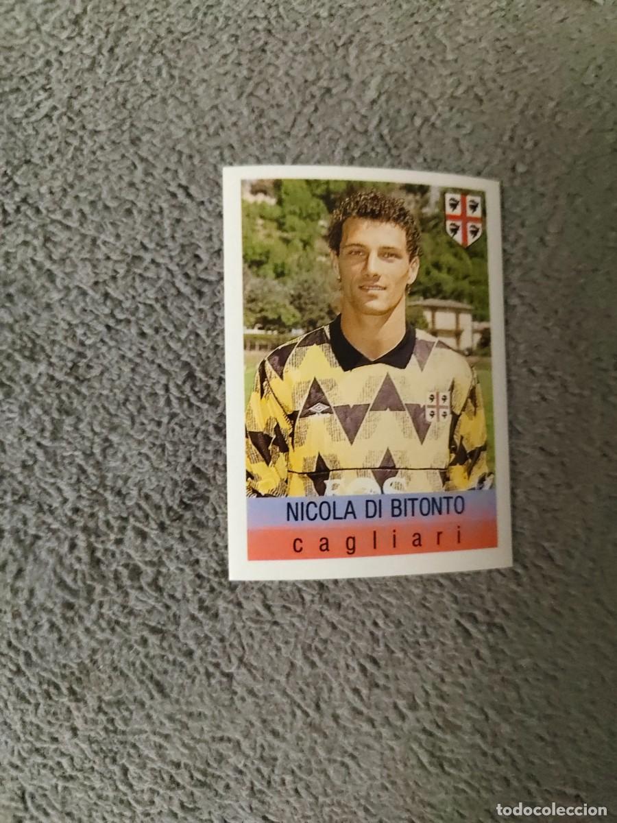Cromos de f&uacute;tbol: 54 CALCIO 91 CALCIOFLASH NICOLA DI BITONTO CAGLIARI EUROFLASH 1990 90 1991 ITALIA NUEVO DE SOBRE