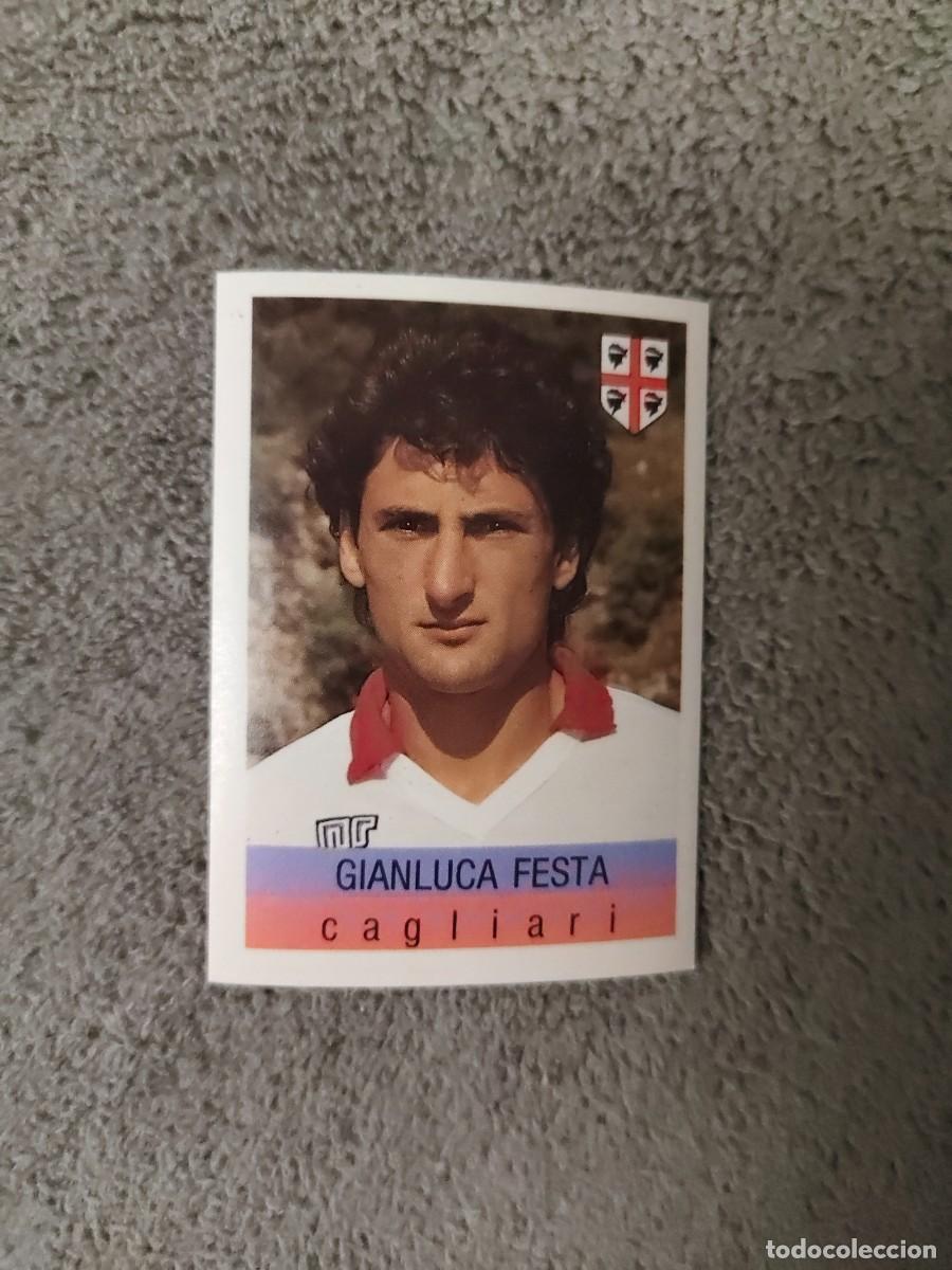 Cromos de f&uacute;tbol: 56 CALCIO 91 CALCIOFLASH MAURIZIO POLI CAGLIARI EUROFLASH 1990 90 1991 ITALIA NUEVO DE SOBRE 57 CALC